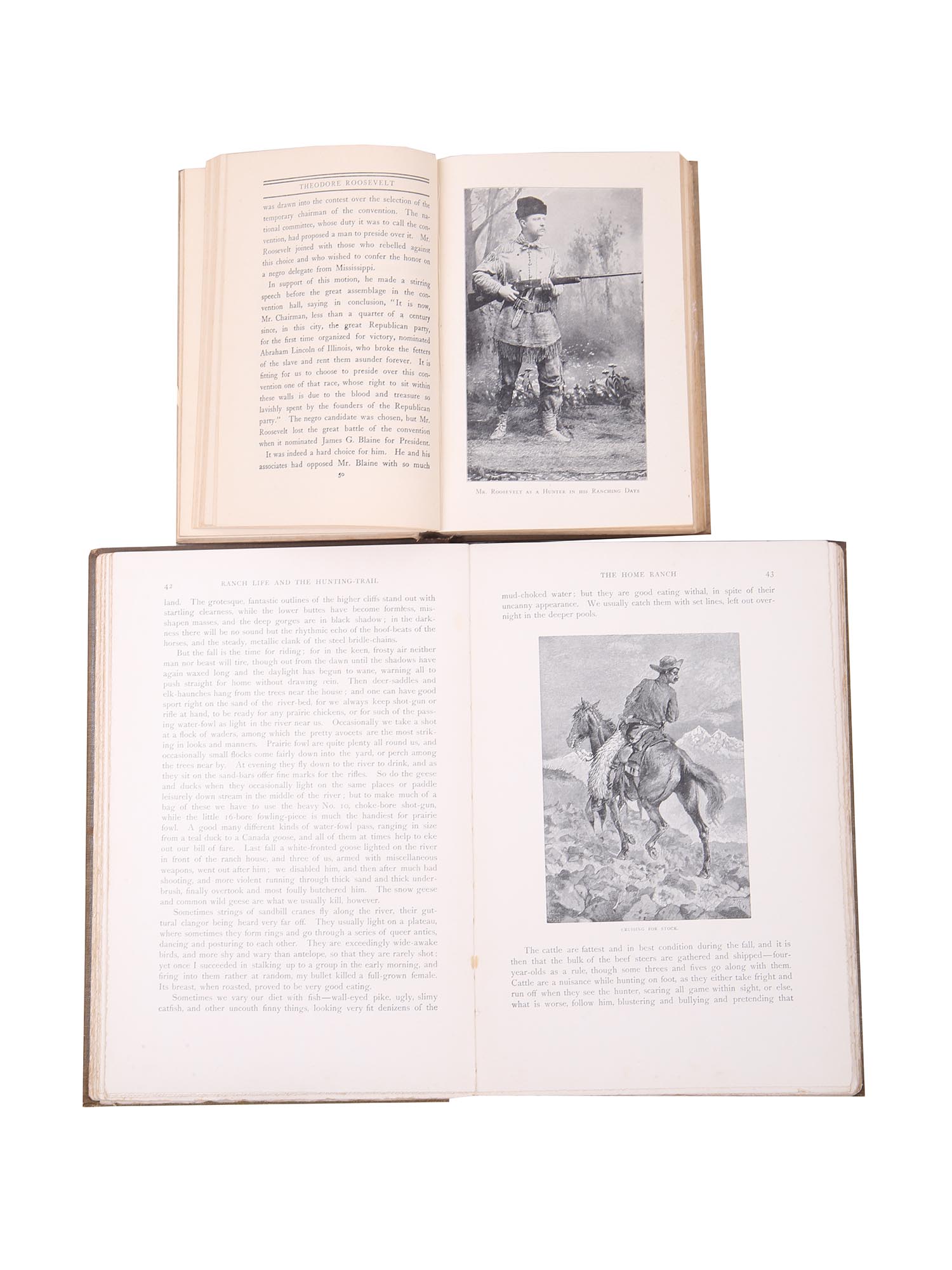 THEODORE ROOSEVELT ANTIQUE 1900S BOOKS AND PHOTOS PIC-5